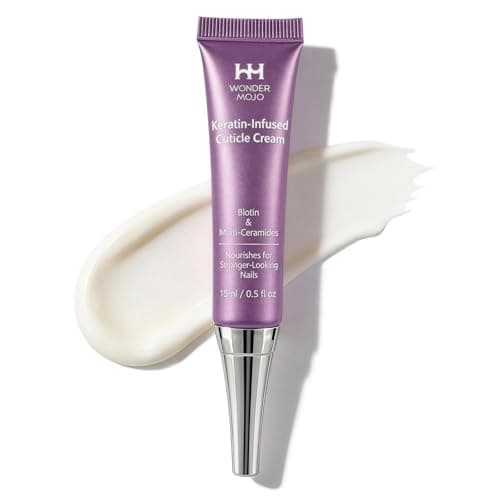 WM WONDER MOJO Nail & Cuticle Cream with Keratin, Biotin & Ceramides – Non-Greasy Deep Hydration, Strengthens Nails & Softens Cuticles, 15ml(Pack of 1) - Image 1