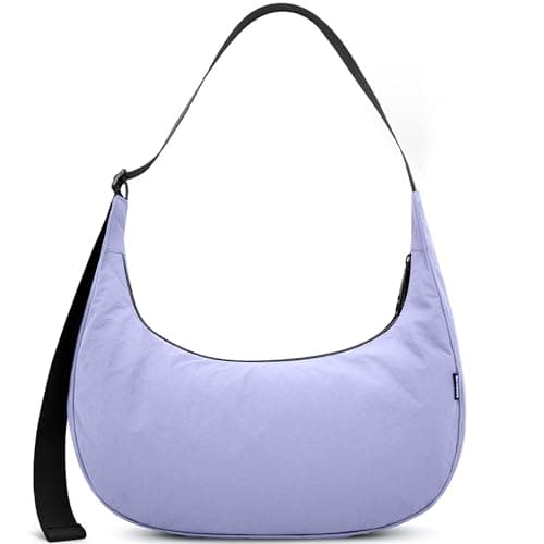 GEMIU Medium Crossbody Crescent Bag for Women Nylon Crossbody Hobo Bag with Adjustable Strap Purple - Image 1