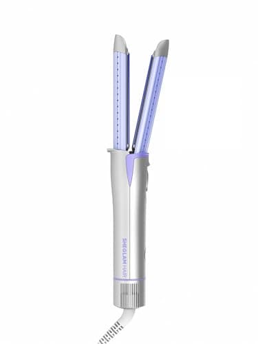 SHEGLAM Hair Cool Lock Airflow Styler, 360° Airflow Styler Curling Iron, Hair Curler with Cooling Air Vents to Lock in Style, 4 Adjustable Temp, Dual Voltage, Fast Straightening - Image 1