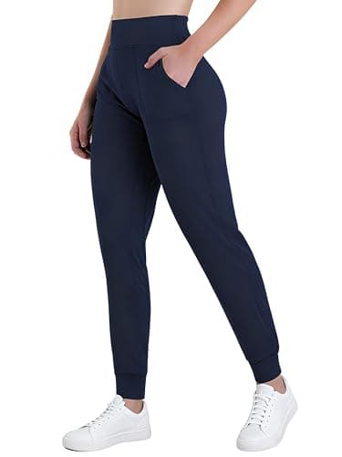 Sunzel Lightweight Soft Joggers for Women with Pockets, High Waisted Sweatpants Hiking Yoga Pants for Workout Lounge Running 28" Inseam Ash Blue Medium - Image 1