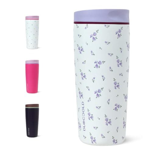 DLOCCOLD Insulated Stainless Steel Coffee Tumbler with Spill Resistant Lid, Reusable Iced Coffee Cup, Cup Holder Friendly Travel Coffee Mug, 20oz - Image 1