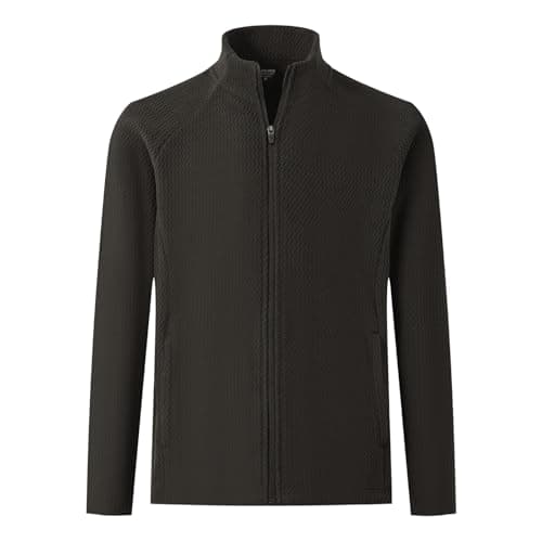 M MAELREG Fleece Jackets for Men Soft Lightweight Warm Casual Stylish Zip Up Winter Mens Coat with Zipper Pockets - Image 1