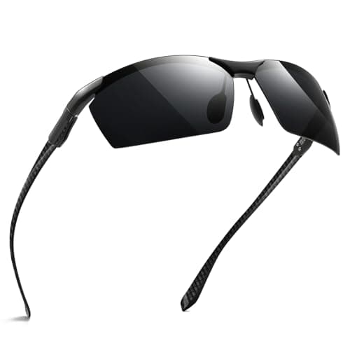 SUNGAIT Carbon Fiber Men’s Sports Polarized Sunglasses for Driving Fishing Running Gifts Eye Protection - Image 1
