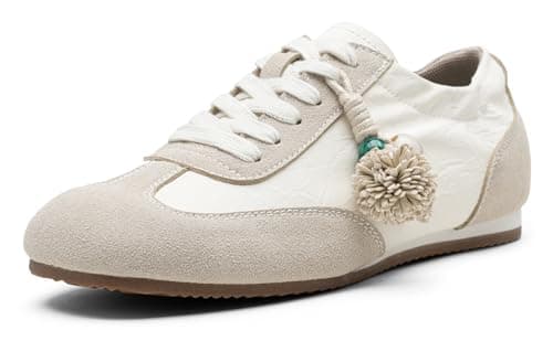 Vepose Women's Fashion Sneakers 8200 Beige Arch Support Comfortable 2026 Tennis Walking Shoes Size 11M US (CZR8200 Beige 11) - Image 1