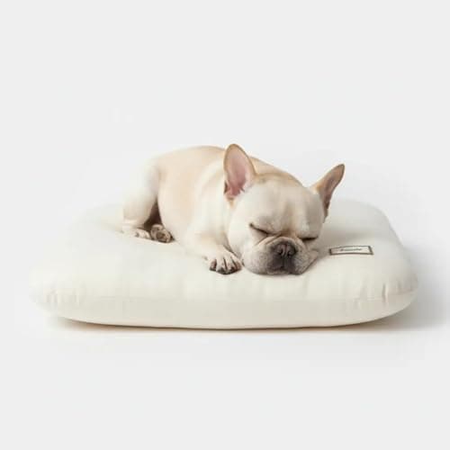 Lumicedar Dog Bed Mat 45x45 cm, Ultra Soft Plush Pet Cushion for Small Dogs & Cats, Washable Crate Pad, Microfiber Fabric, (18” x 18” x 3.2”) - Image 1