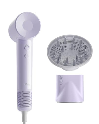 Laifen SE Lite Hair Dryer, Negative Ionic Blow Dryer with 100,000 RPM Brushless Motor for Fast Drying, High-Speed Low Noise Thermo-Control Hair Dryer with Lightweight Design and 2 Nozzles - Image 1