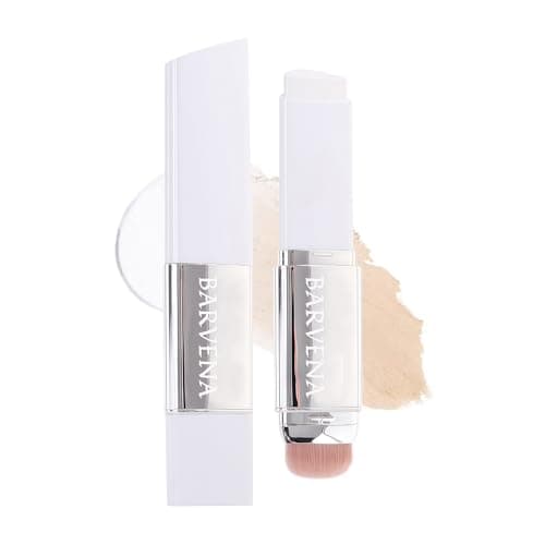BARVENA Color Changing Foundation Stick with Brush, 1 Fl Oz, Full Coverage Self Adjusting Makeup for Mature Skin, Travel and Daily Touch-ups - Image 1