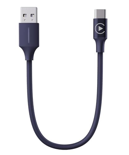 Rsizbahr USB-A to USB-C CarPlay Activator Cable for Motorcycle Support Charging, CarPlay/Android Auto Headset Bypass Adapter, Enable Mirroring on Harley/Indian/Goldwing Without Headset, 1.64Ft/Black - Image 1