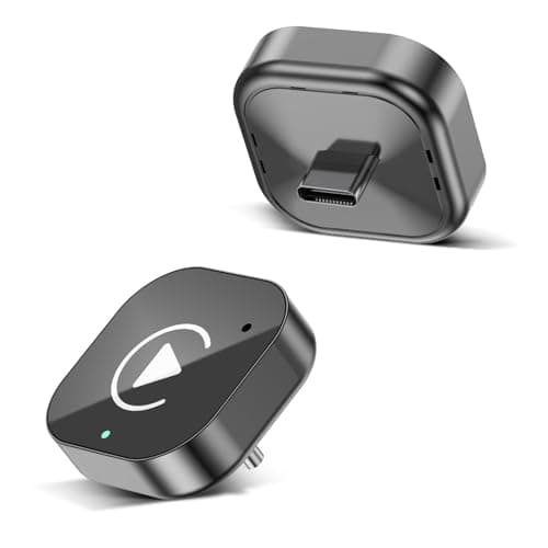 Hyphoon USB-C Wireless CarPlay & Android Auto Adapter, Plug-in Dongle Converts Factory Wired CarPlay/Android Auto to Wireless - Image 1