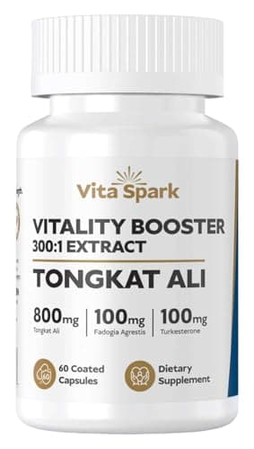 Tongkat Ali For Men 300:1 Extract 240,000mg Longjack With Fadogia Agrestis & Turkesterone, Third-party Certified Supplement For Workout Performance Strength Vitality Energy Hormone Balance | 60 Caps - Image 1
