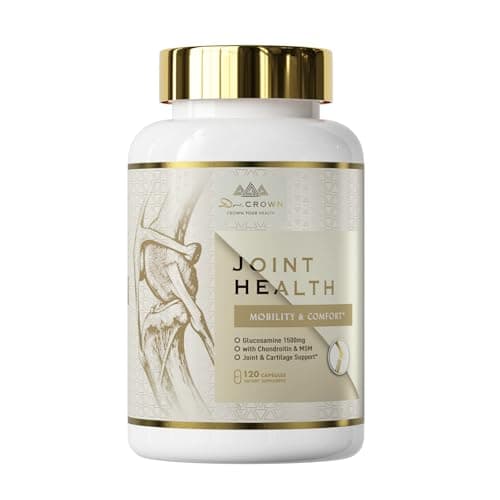 DR. CROWN Joints Health Suppplement, Glucosamine Chondroitin MSM - Joint Support Supplement for Women and Men with Turmeric, MSM &Boswellia, for Cartilage, Joint Health and Flexibility - 120 Capsules - Image 1