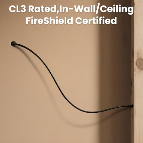 PTASYGK 14/2 Outdoor Speaker Wire - Direct Burial Speaker Cables CL3 CL2 Rated 50 Feet, UV Resistant CCA Cable for Garden, Patio, Pool Audio Systems - Thumbnail 5