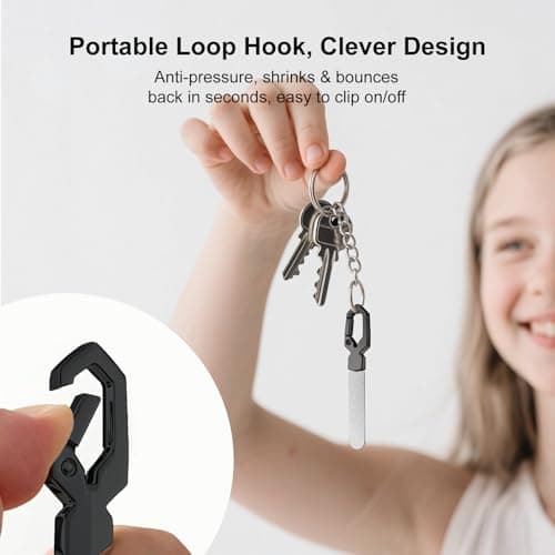 Metal Nail File Keychain Stainless Steel Double-Sided, Fingernail & Toenail Grooming Tool for Men & Women, Durable Portable File with Fine Grit for Home & Travel (Gray) - Thumbnail 5