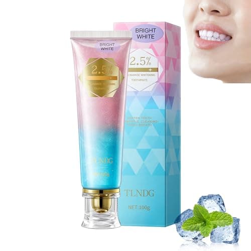 TLNDG 2.5% Niacinamide Whitening Toothpaste for Teeth and Gum Care, Enamel Strengthening & Fluoride Free Formula, 3.53 Oz (1) - Image 1