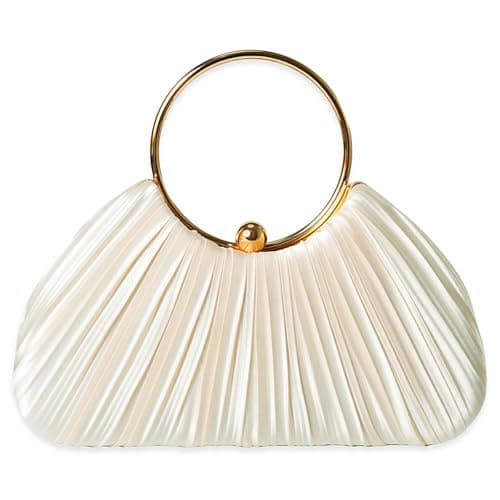 Gold Clutch Purses for Women - Elegant Sparkling evening bags for Wedding Galas, Prom Nights, Cocktail Parties& Formal Events - Image 1
