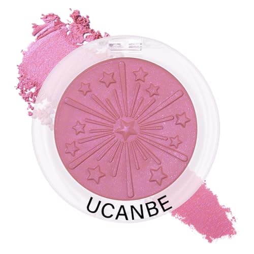 Baked Blush for Cheeks Makeup - Glow Powder Blush Palette, Silky Smooth, Seamless Buildable Face Blush Powder with Subtle Shimmer for a Natural, Long-Lasting Glow, 03 Peony (Magenta-Based) - Image 1