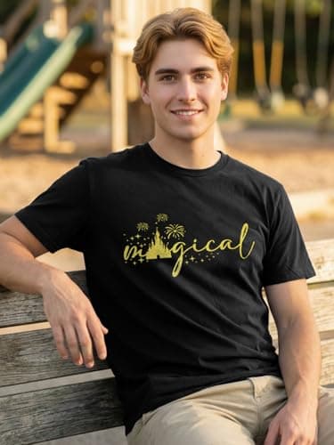 Princess Security Shirt Men Magic Kingdom Magical T-Shirt Girl Dad Birthday Party Cool Family Trip Short Sleeve Black - Thumbnail 2