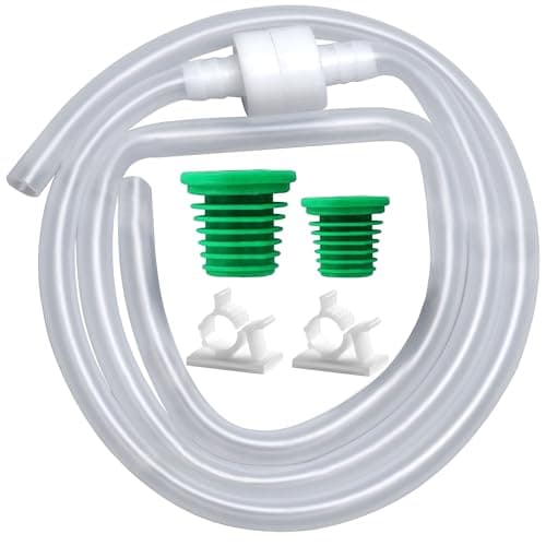 Sink Soap Dispenser Extension Tube Kit with Upgraded Check Valve, 47" Under Counter Soap Dispenser Tube for Kitchen Sink, Fit Most Soap Containers, Strong Suction, No More Tiny Bottle Daily Refills - Image 1