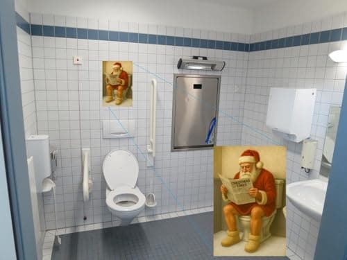 Carastora 2-pack Vintage Christmas Metal Tin Sign Set of Two, measuring 8×12in, featuring Santa Claus. Suitable for bedrooms, bathrooms, kitchens, gardens, and home decor, and holiday gift. - Thumbnail 5