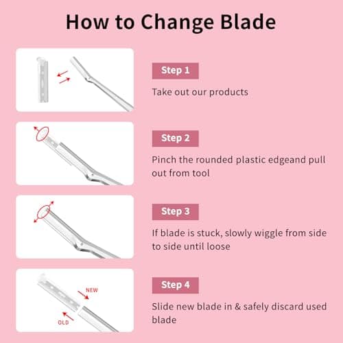 Replacement Blades Compatible with Tweezerman Facial Razor, 20 Count (Pack of 1) - Thumbnail 5