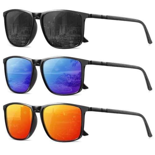 YDAOWKN Polarized Sunglasses for Men, Lightweight Sun Glasses With UV Protection for Driving Fishing Golf - Image 1