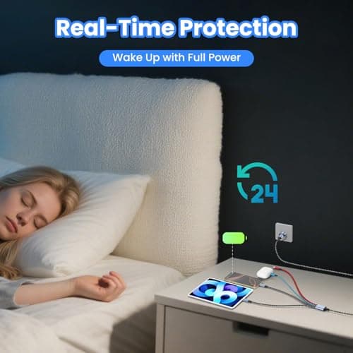 4 in 2 Multi Charging Cable, [Dual Type-C Port][5FT] USB A/C Charging Cables for Multiple Devices with IP/Micro/iPhone 17 Port, Universal USB C Cable Phone Charger Cord for iPhone 16-12, Tablet Pad - Thumbnail 6