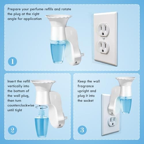 FIRIK WallFlower Plug in, Wall Fragrance Plug in Compatible with Bath and Body Works Wallflowers Refills, ETL Certified, Fragrance Diffuser Plug for Home, Office, 4 Pcs - Thumbnail 5