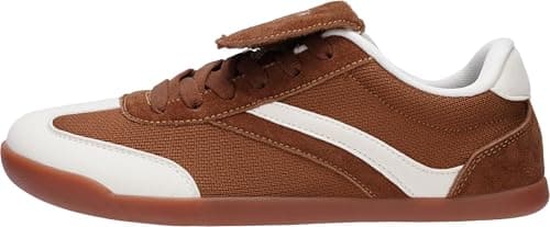 WHITIN Barefoot Shoes for Women Knit Minimalist Wide Toe Box Sneakers Size 9 Casual Walking Fit 9W Training Comfortable Brown 40 - Thumbnail 2