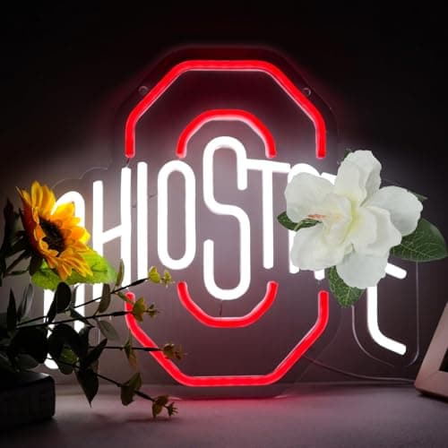 Pugna Football Neon Signs for Wall Decor University Football Team Neon Lights for Bedroom Led Signs Suitable for Dormitory Man Cave Christmas Gift - Image 1