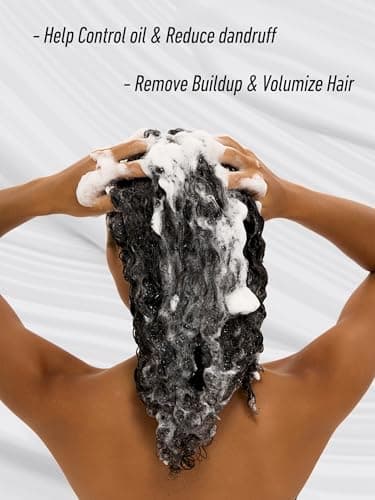 DORPANG Refresh Shampoo for Oily Hair and Dandruff, Boost Looking-Hair Volume, 355ml (12 fl oz) Oil Control Shampoo for All Hair Types, Paraben, Silicone & Sulfate Free - Thumbnail 2