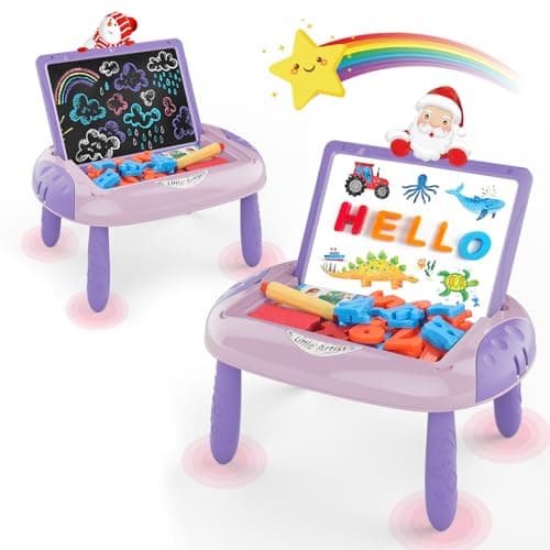 Cokzer Gift for 1-2 Year Old Girls, Toddler Girl Toys with Magnetic Letters and Numbers, Learning and Educational Toys for 1 2 Year Old, Girls Birthday (Unicorn Pink) - Image 1