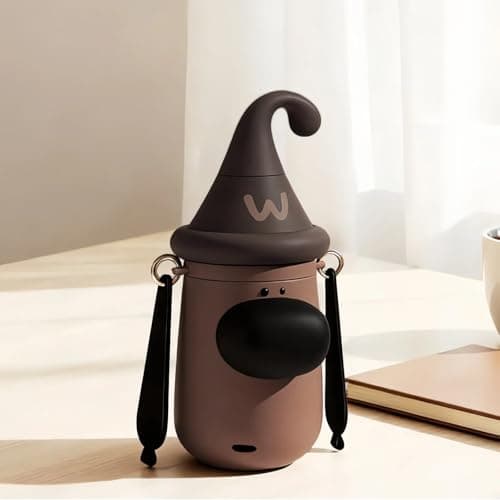 Insulated Water Bottle, 100% Leak-proof Travel Mug | w/baldric & Straw|Silicone Sleeve for Durability | 316 stainless steel cup body | 3-In-1 Lid | Reusable Coffee Travel Mug. (Brown) - Image 1