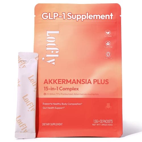 GLP-1 Supplement 15-in-1 Complex,GLP1 for Weight Loss GLP 1 Probiotic Powder for Control Appetite and Cravings,Appetite Suppressant,Metabolism Booster 30 Serving Packets - Image 1