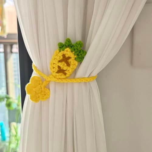 Weronique Crochet Kit for Beginner, Step-by-Step Crochet Tutorial Help to Easy Get Start, DIY Crochet Knitting Material Kit Include All Tools Needed, Best Gift for Friends (Bookmark, Yellow) - Thumbnail 6