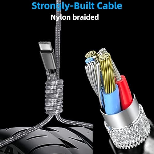 Upgraded 3 in 2 USB C Charger Cable for Apple Watch/iPhone/Airpods, Multi Wireless Fast Charger Compatible with iWatch Ultra/SE/10,9,8,7,6,5,4,3,2,1 and iPhone 16,15,14,13,12,11,Galaxy S23 - Thumbnail 5