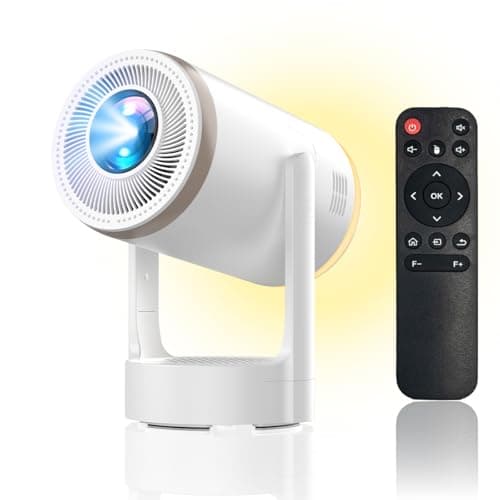 2026 Portable Projector P2 with WiFi and Bluetooth, Electric Focus & Enhanced Sound, 720P 4K Support, Built-in Apps, 120" Display – Auto Keystone & Night Light, Ideal Gift for Family - Image 1