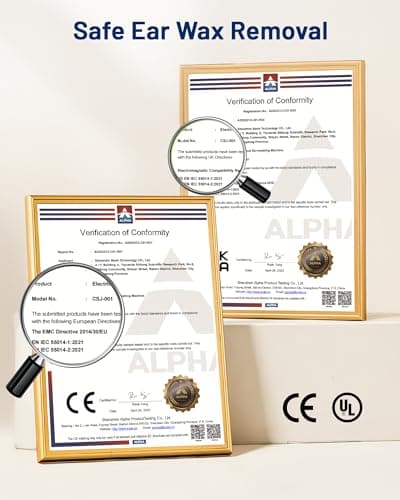 KAUGIC Upgraded Ear Wax Removal with One-Piece Waste Tank, Safe Cleaner with Water Temperature Sensor, Effective Ear Irrigation Kit, IPX7, FSA-HSA-Eligible, Semi-Transparent - Thumbnail 2