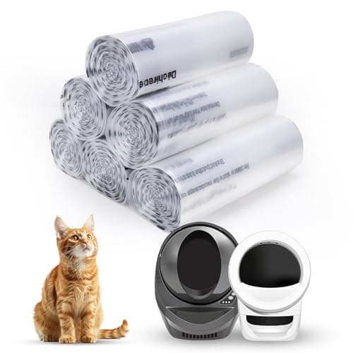 150 Pack Heavy Duty Self-Cleaning Litter Box Liners, Compatible with Litter-Robot 3/4, Extra Thick Waste Drawer Liners, 9-11 Gallons of Capacity, Easy to Empty - Image 1