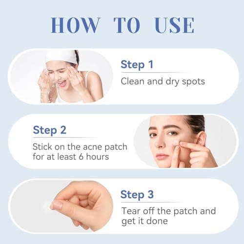 OmaDoto Invisible Pimple Patches for Face - （12mm | 72 Count | 6 Sheets） - Ultra-Thin Hydrocolloid Blemish Cover, Discreet Zit Stickers for Day & Night, Face Patches for Teens and Adults - Thumbnail 4