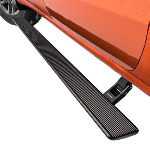 WOLFBOX Power Running Boards for 2015-2020 F150/F250/350/F450/F550, Automatic Electric Retractable Side Steps with LED Lights, Plug-N-Play Waterproof Motor - Image 1