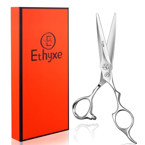 ETHYXE Professional Hair Cutting Scissors – Ultra Sharp 440C Stainless Steel Barber Shears for Precise Cutting, Salon & Home Hairdressing