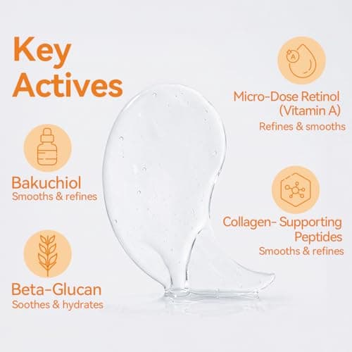 Pulse Energy Retinol Under Eye Patches (28 Pairs), Bakuchiol, Peptides & Vitamin A Hydrogel Eye Mask for All Skin Types, including Sensitive Skin - Smooth Fine Lines & Wrinkles, Firming Lift - Thumbnail 4