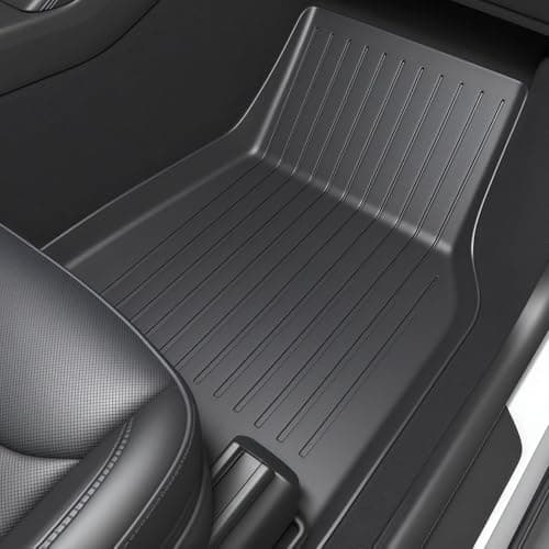 SUPER LINER Tesla Model Y Juniper 2025 2026 Floor Mats & Cargo Liners Full Set 10 PCS Extra-Thick TPE CabinProtect™ for 5-Seater | All-Weather Pet & Child-Friendly Accessories(Not for Standard) - Thumbnail 3