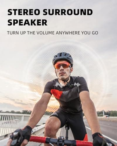 GOTOOLZ Wearable Bluetooth Speaker, Bluetooth 5.4 Clip On Wireless Speaker with Mic, TWS Function, 12Hrs Playtime, IPX7 Waterproof, Mini Portable Speakers for Outdoor Working, Biking, Running - Thumbnail 2