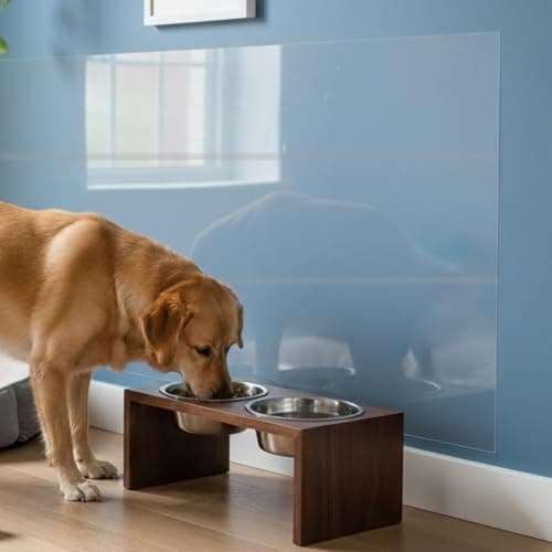 Orga'Neat Wall Protector, Clear Plastic Electrostatic Wall Protective Film Sheet, No Adhesive, Static Cling, No Harm to Paint, Guard Walls from Furniture, Dog, Trash Can, Food Splash, Back Chair - Image 1