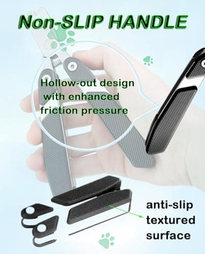 HEYCROWN Dog Nail Clippers with Foldable Design Cat Nail Trimmer - Thumbnail 4