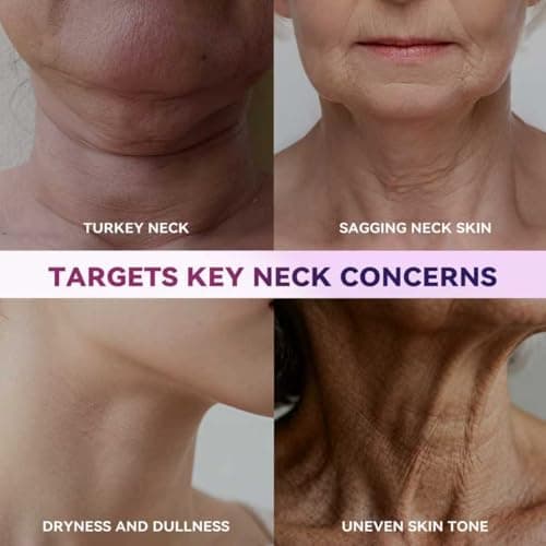 Neck Firming Cream with Roller, Tighten & Lift Neck & Chest Moisturizing Cream, Anti-Aging, Smooths Wrinkles & Crepey Skin, Visibly Firming, Multi-Peptide, Retinol, Collagen, Hyaluronic Acid 4.3 Fl Oz - Thumbnail 3