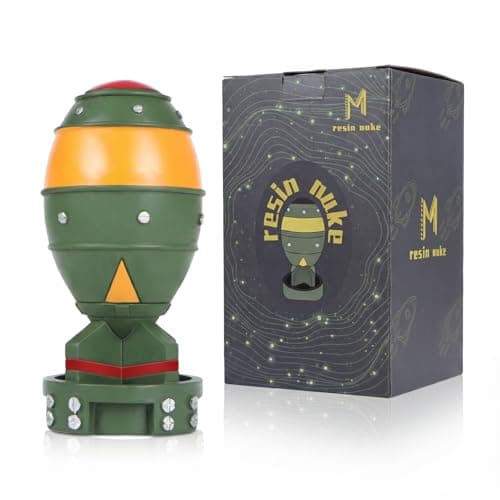Blltzzz Nuclear Bomb Statue, Fall Out Mini Nuke Merchandise- Collectible Prop Decor, Unique Gift for Men Gamers & Fans on Valentines Day, Birthday & Easter - Image 1