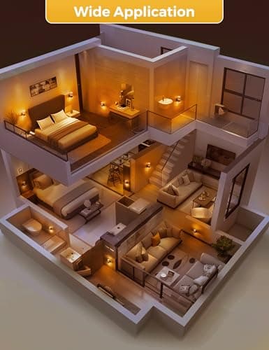 Night Light, 1-Pack Modern Night Lights Plug into Wall, Dimmable Amber Night Light with Auto Light Sensor, Wall Sconce-style Design Nightlight for Bathroom,Bedroom,Hallway - Thumbnail 6