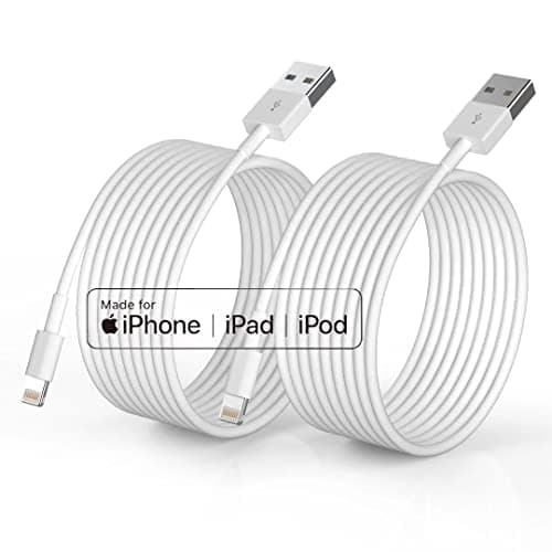 iPhone Charger [Apple MFi Certified], 2Pack 6ft Fast Lightning Cable for Long Cord, Apple Charging Cord for iPhone 12/11 Pro/11/XS MAX/XR/8/7/6s/6/5S/SE iPad/Air Original - Image 1